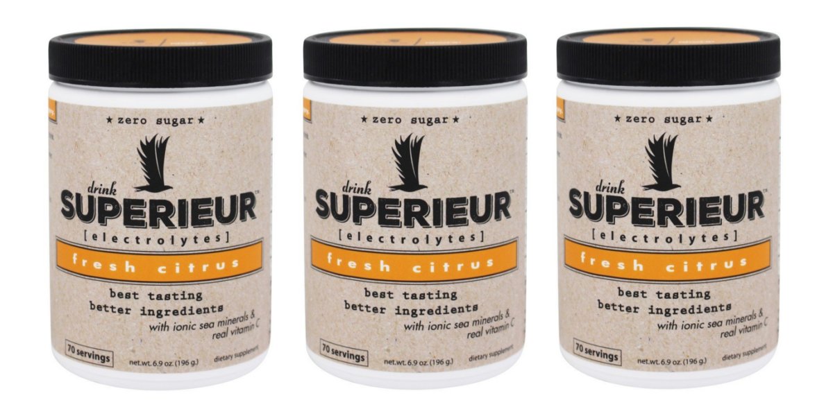 Superieur Electrolytes - Fresh Citrus Flavor (Multi Pack) - 35% Off Sale!