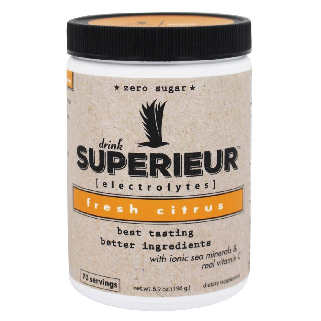 Superieur Electrolytes - Fresh Citrus Flavor (Canister)