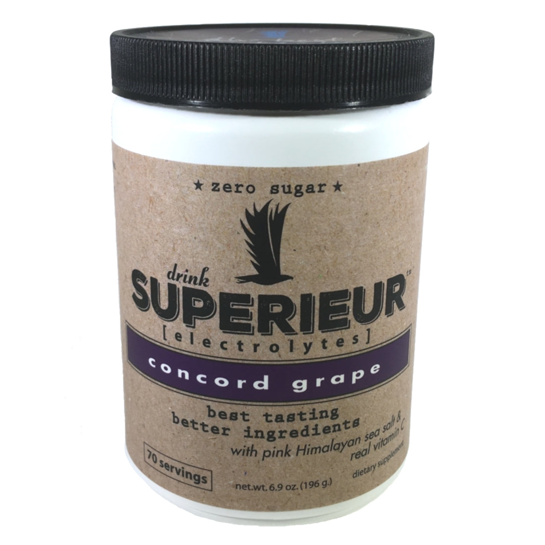 Superieur Electrolytes - Fresh Concord Grape Flavor (Canister)