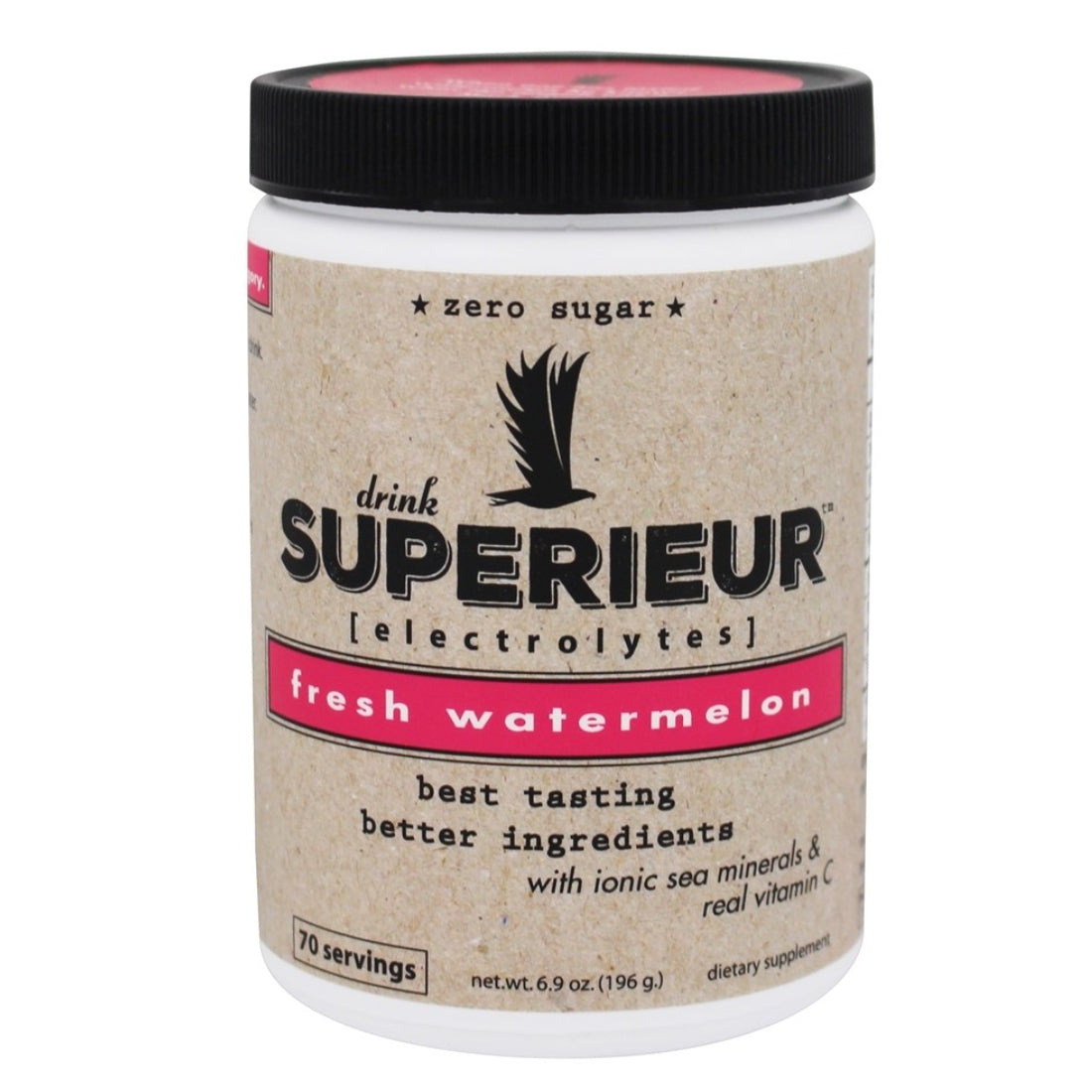 Superieur Electrolytes - Fresh Watermelon Flavor (Canister)
