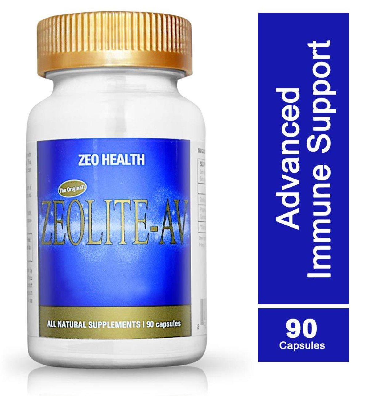 Zeolite-AV & Humic Acid - Heavy Metal Detox + Natural Immune Booster (90 caps) - Limited Time 35% Off Sale