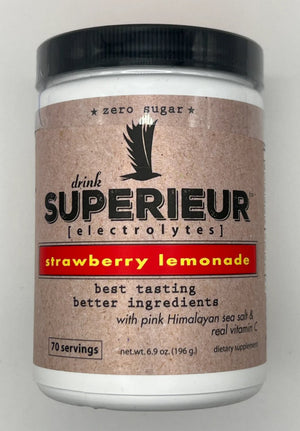 Superieur Electrolytes - Strawberry Lemonade Flavor (Canister)