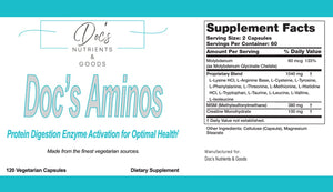 Doc's Aminos - Essential Daily Amino Acids