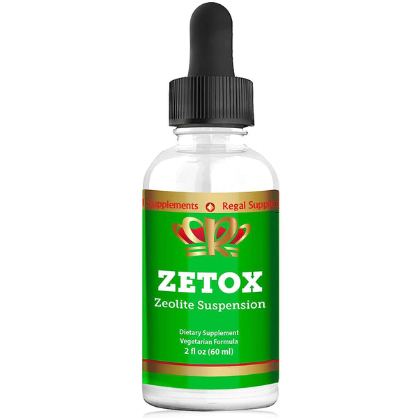Zetox Zeolite Suspension (2 fl oz) Safe, Effective & Easy Daily De