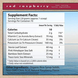 Superieur Electrolytes - Red Raspberry Flavor (Canister)