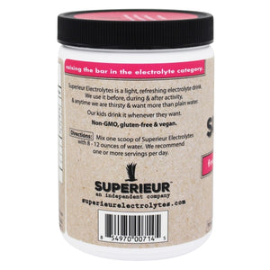Superieur Electrolytes - Fresh Watermelon Flavor (Canister)