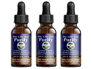 Purify - Parasite Cleanse (Tincture) - Comprehensive 90 Day Program (+FREE SHIPPING)